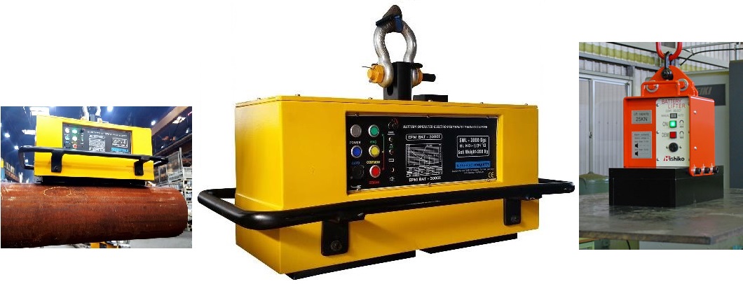 آهنربای برقی جابجا کننده – لیفتینگ مگنت باطری دار